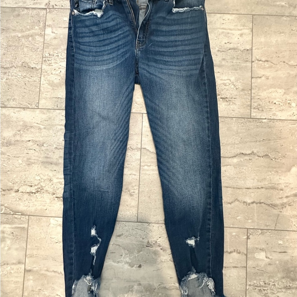 Kancan Distressed Blue Jeans